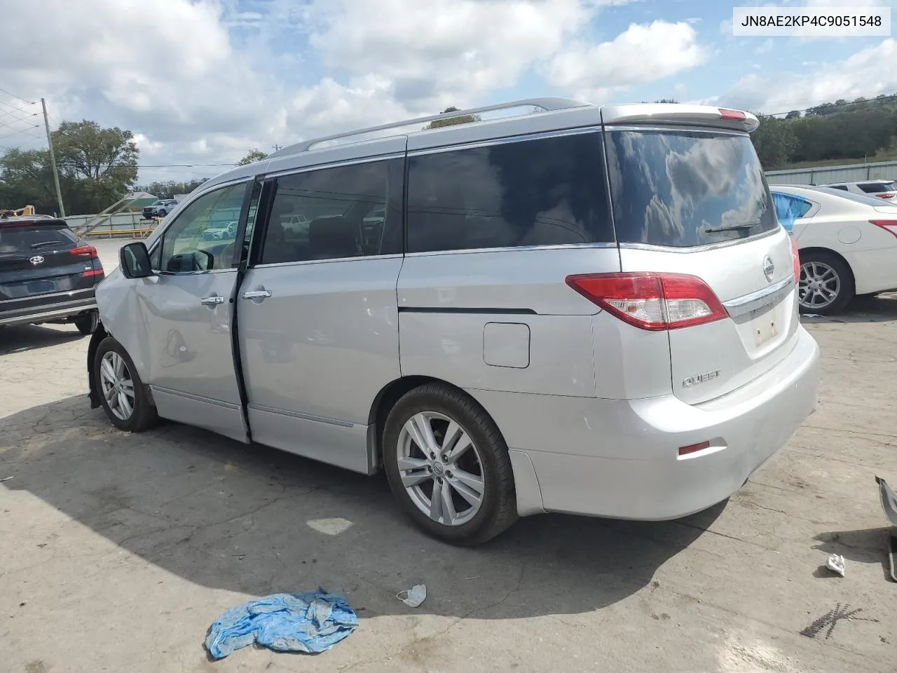 2012 Nissan Quest S VIN: JN8AE2KP4C9051548 Lot: 73294384