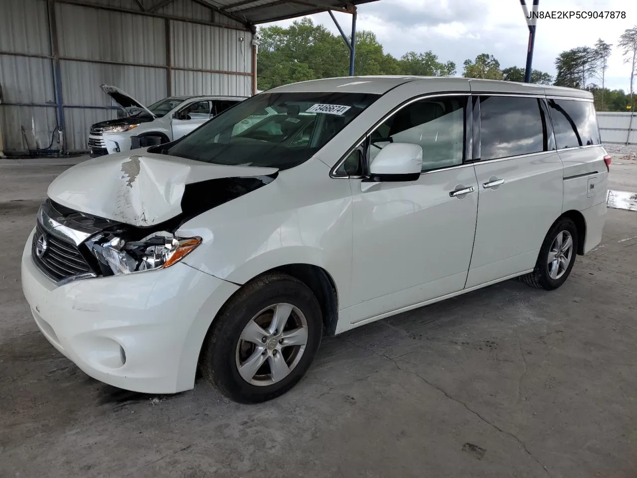 2012 Nissan Quest S VIN: JN8AE2KP5C9047878 Lot: 73466674