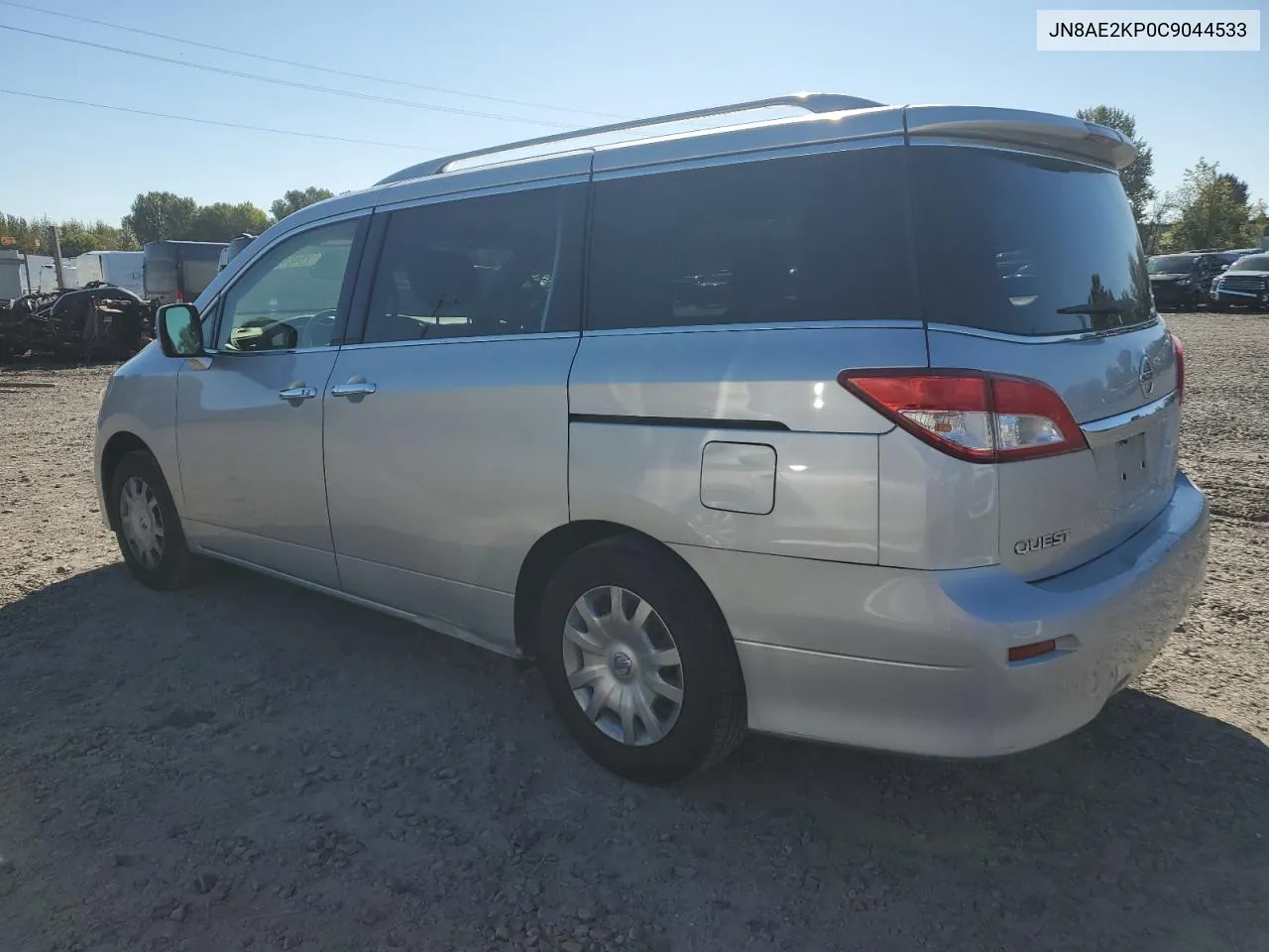 2012 Nissan Quest S VIN: JN8AE2KP0C9044533 Lot: 73481944