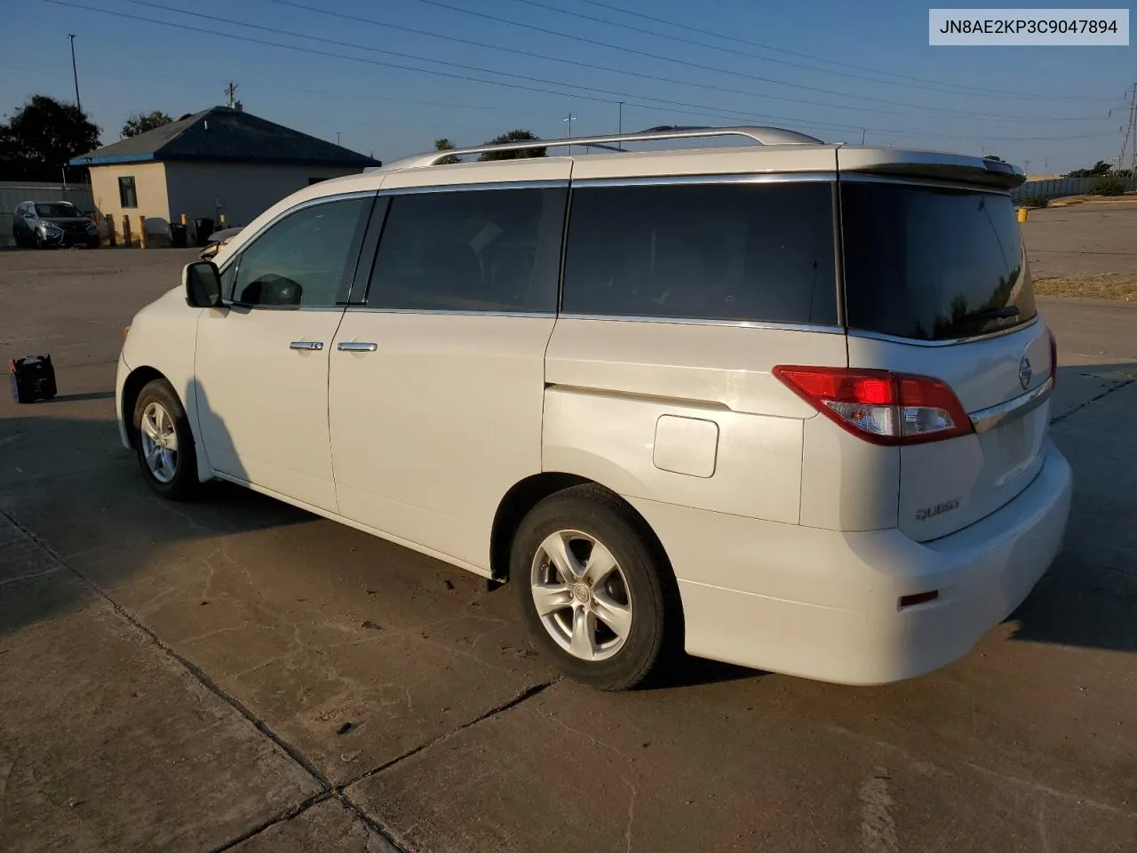 2012 Nissan Quest S VIN: JN8AE2KP3C9047894 Lot: 76751494