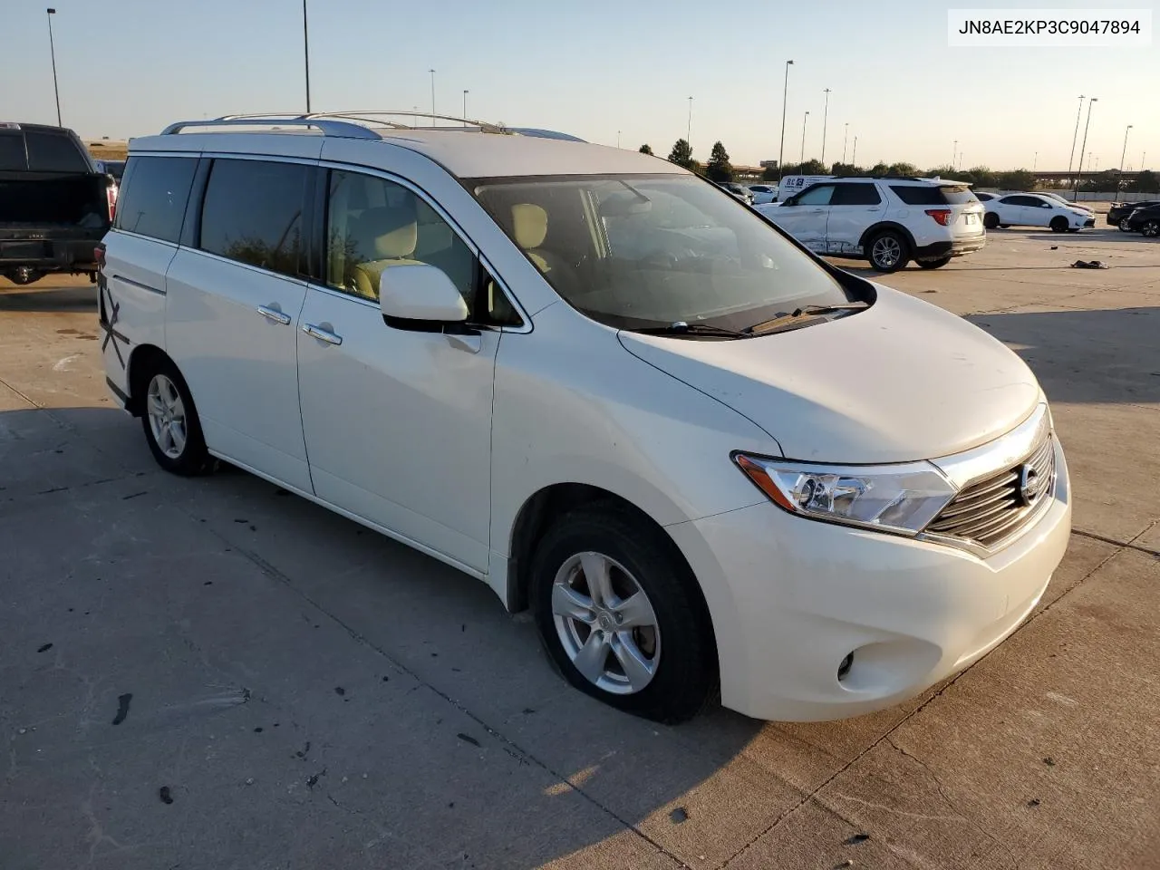 2012 Nissan Quest S VIN: JN8AE2KP3C9047894 Lot: 76751494