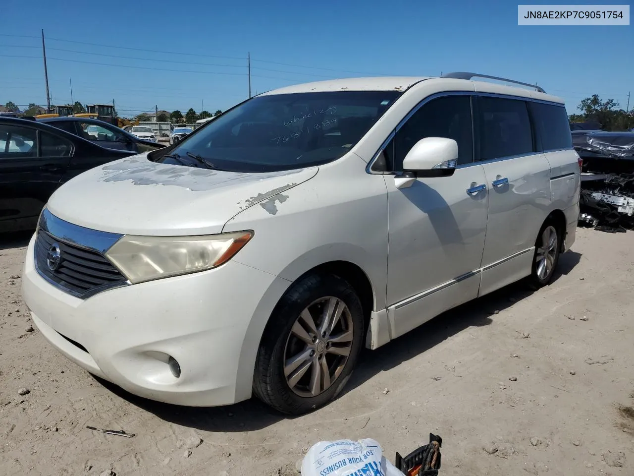 2012 Nissan Quest S VIN: JN8AE2KP7C9051754 Lot: 76811884