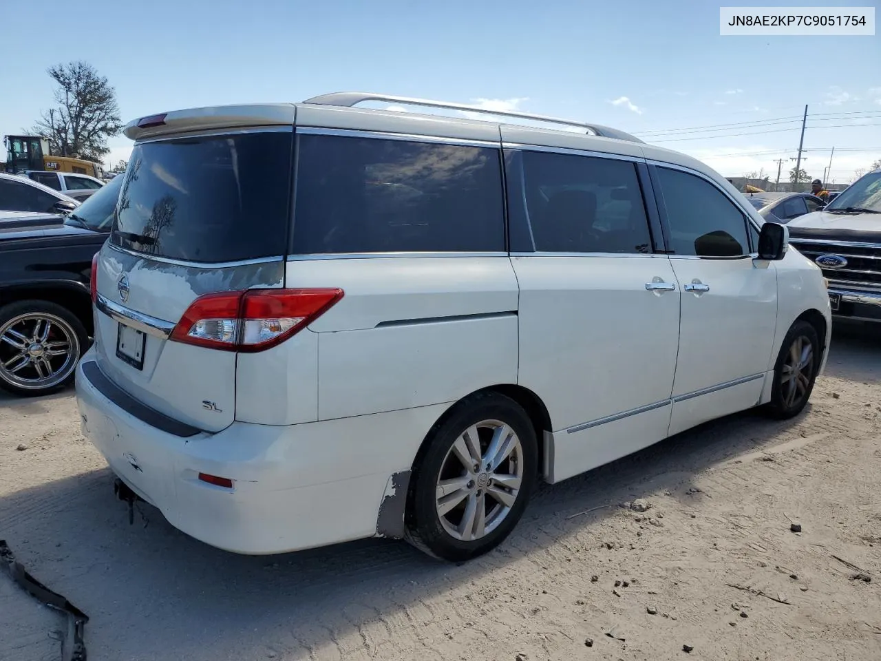 2012 Nissan Quest S VIN: JN8AE2KP7C9051754 Lot: 76811884