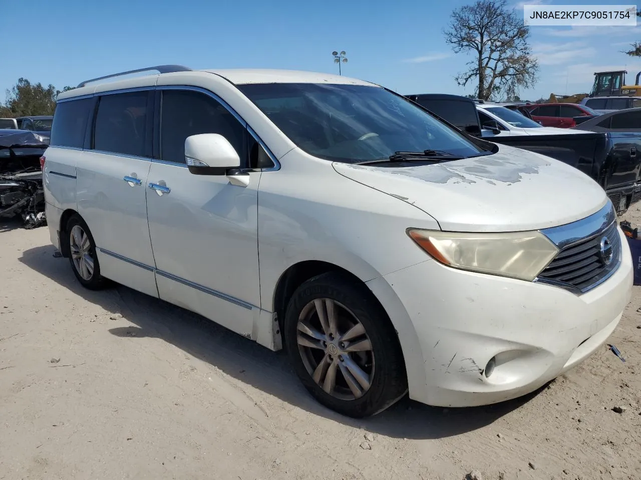 2012 Nissan Quest S VIN: JN8AE2KP7C9051754 Lot: 76811884