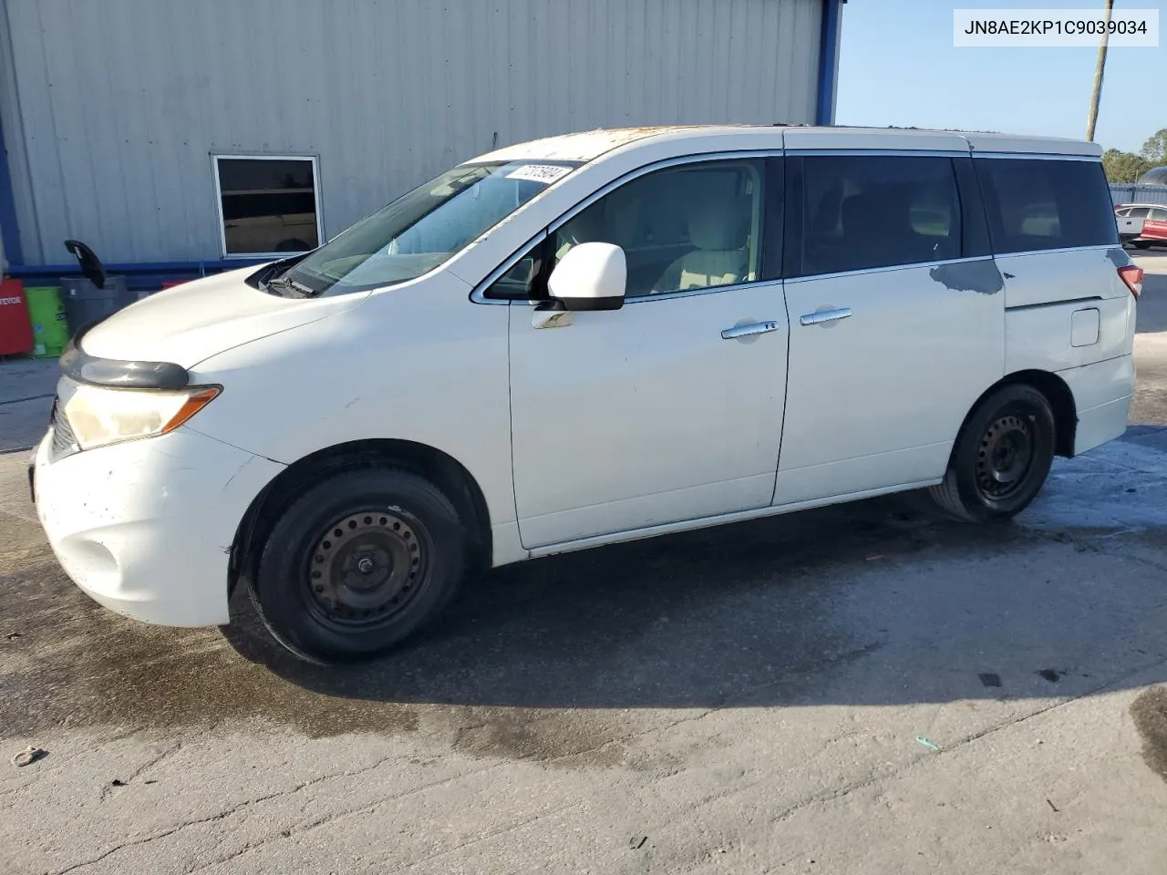 2012 Nissan Quest S VIN: JN8AE2KP1C9039034 Lot: 77375904