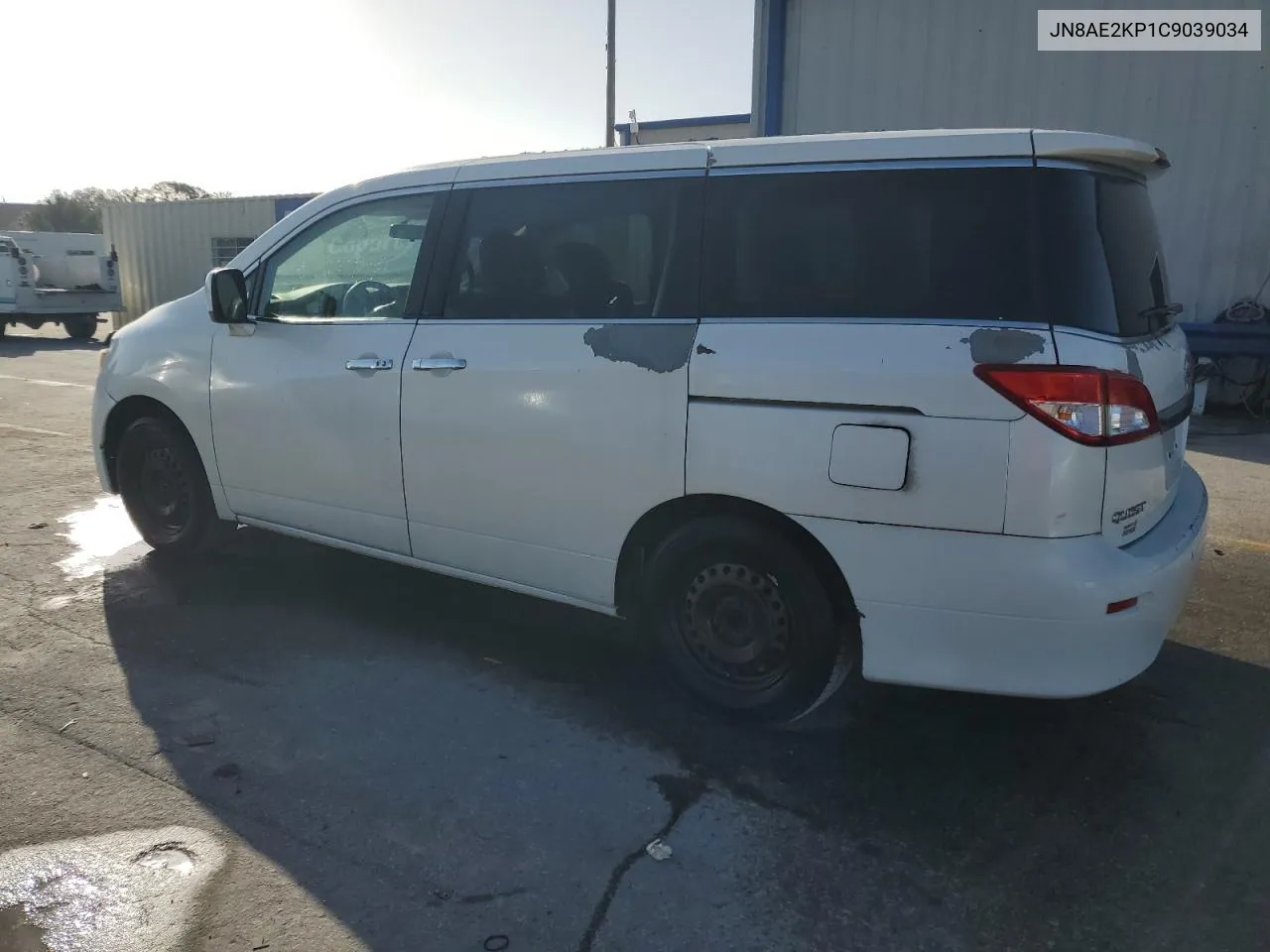 2012 Nissan Quest S VIN: JN8AE2KP1C9039034 Lot: 77375904