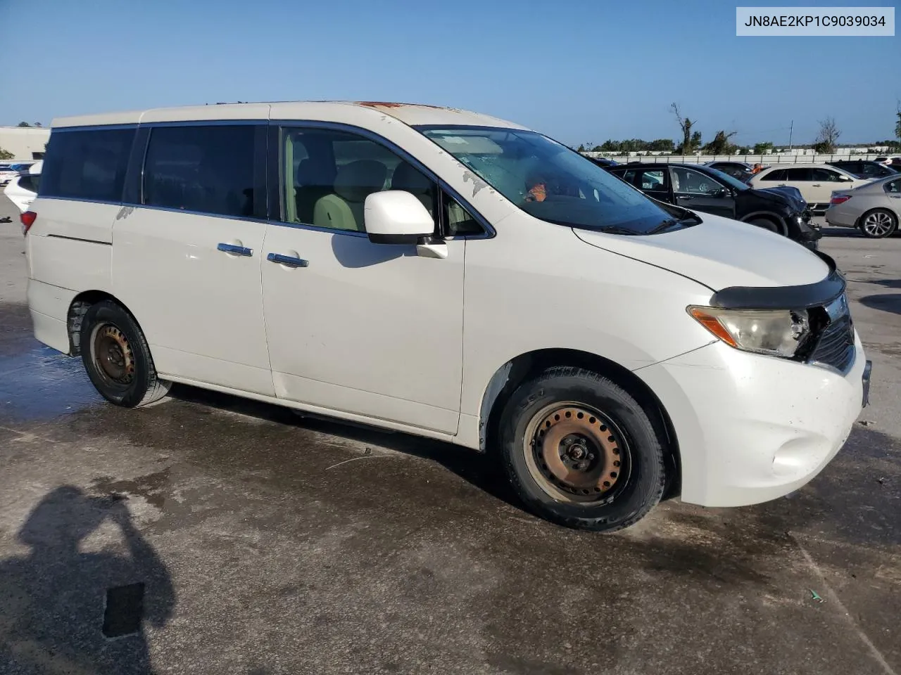 2012 Nissan Quest S VIN: JN8AE2KP1C9039034 Lot: 77375904