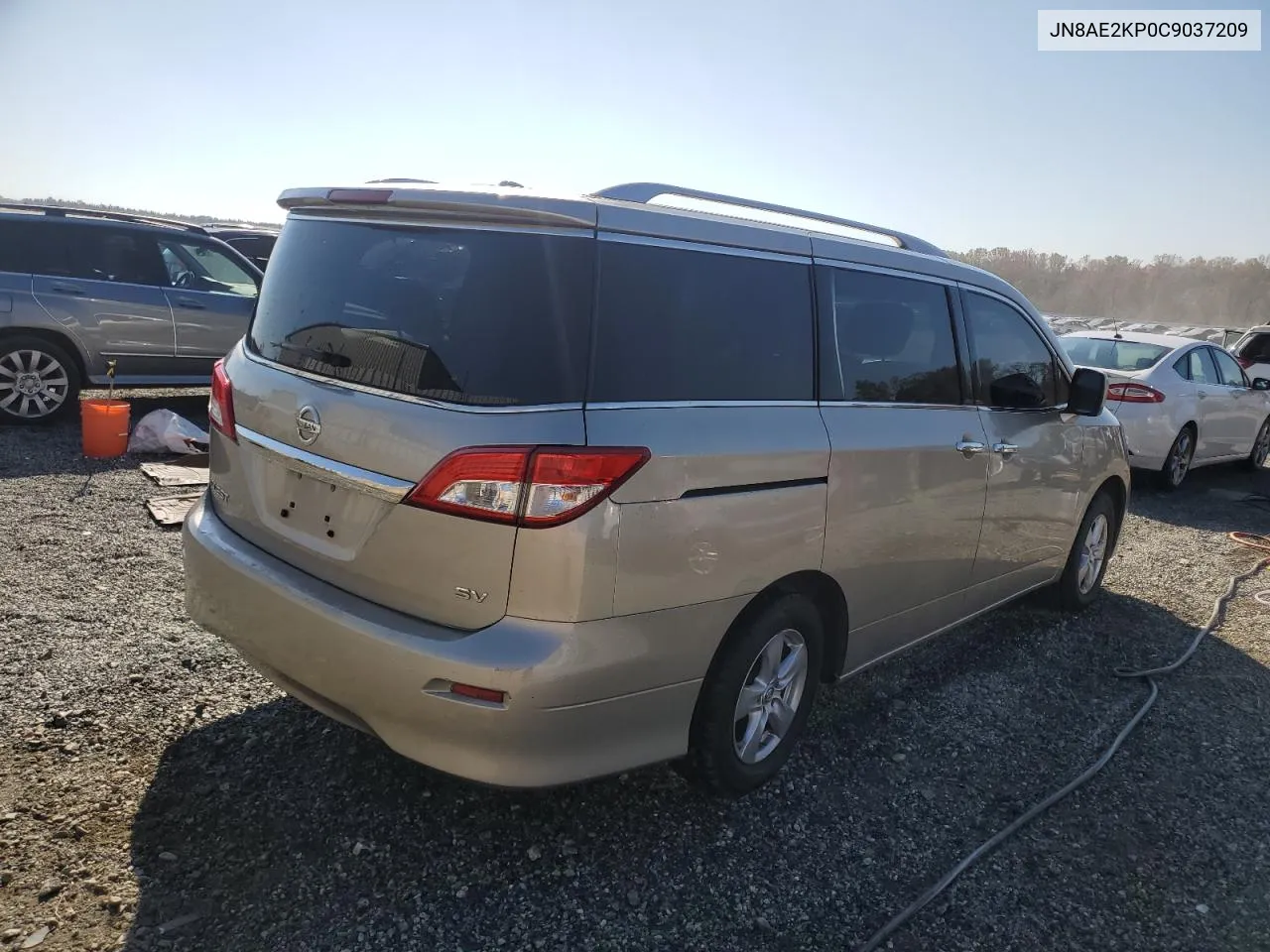 2012 Nissan Quest S VIN: JN8AE2KP0C9037209 Lot: 77952304