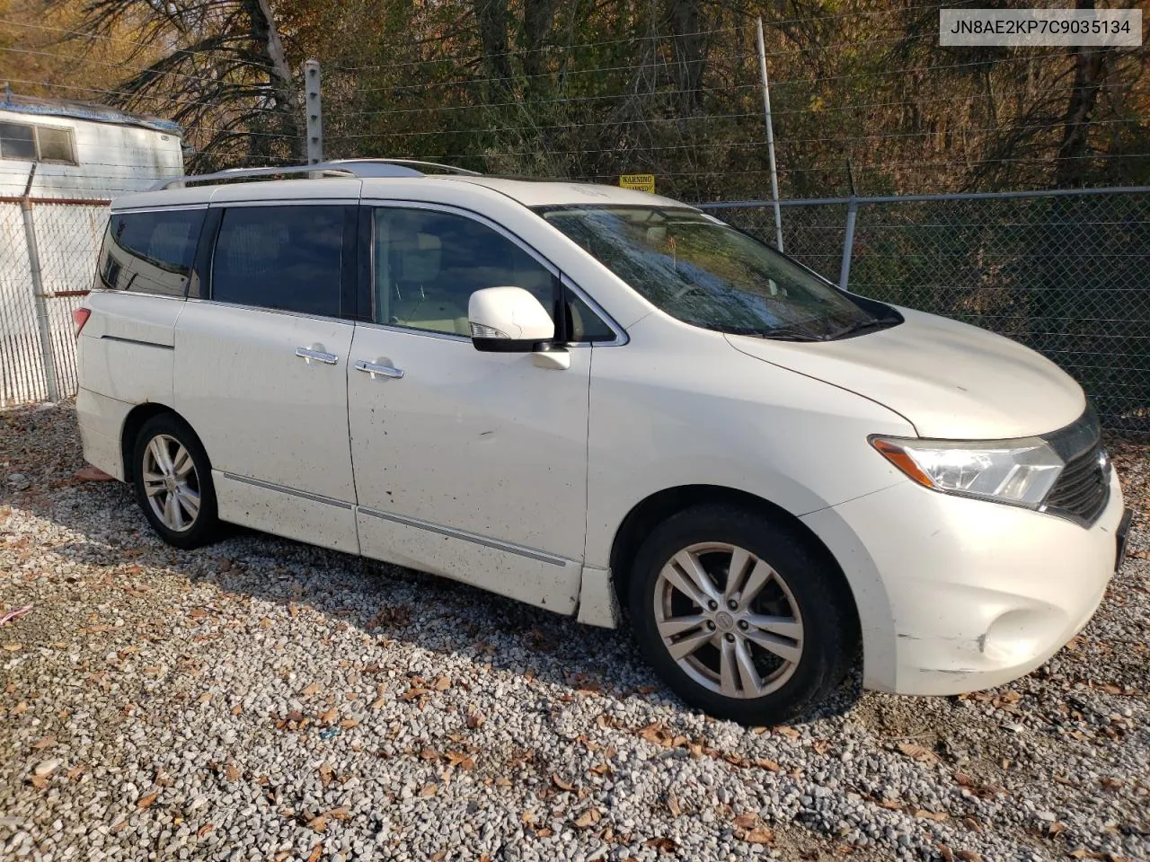 2012 Nissan Quest S VIN: JN8AE2KP7C9035134 Lot: 78304734