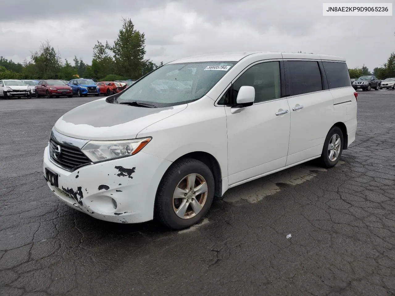 2013 Nissan Quest S VIN: JN8AE2KP9D9065236 Lot: 56605794