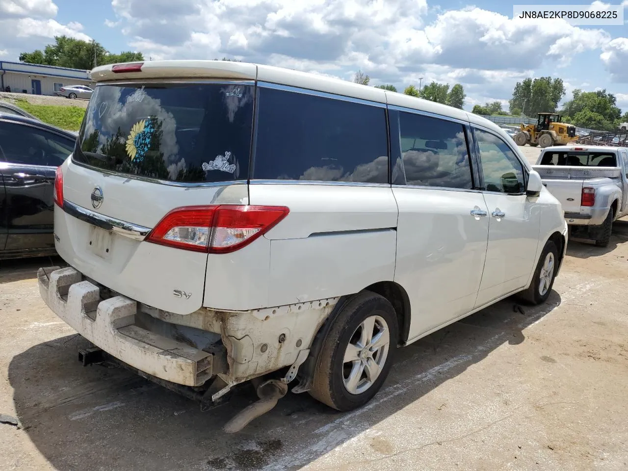 2013 Nissan Quest S VIN: JN8AE2KP8D9068225 Lot: 62719584