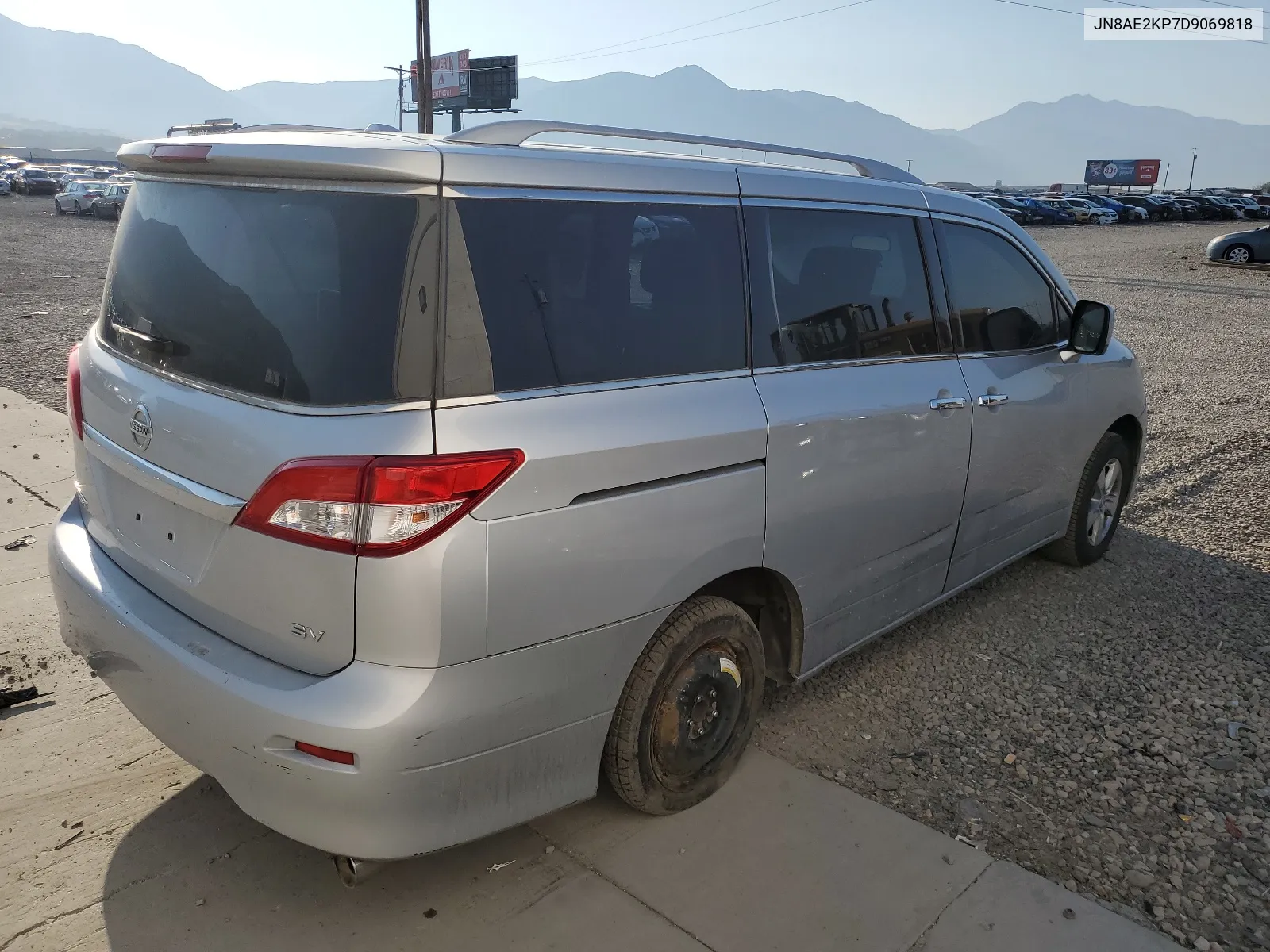 2013 Nissan Quest S VIN: JN8AE2KP7D9069818 Lot: 64663344