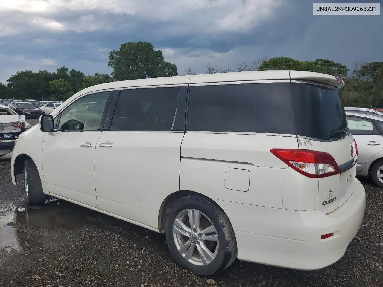 2013 Nissan Quest S VIN: JN8AE2KP3D9068231 Lot: 64840944