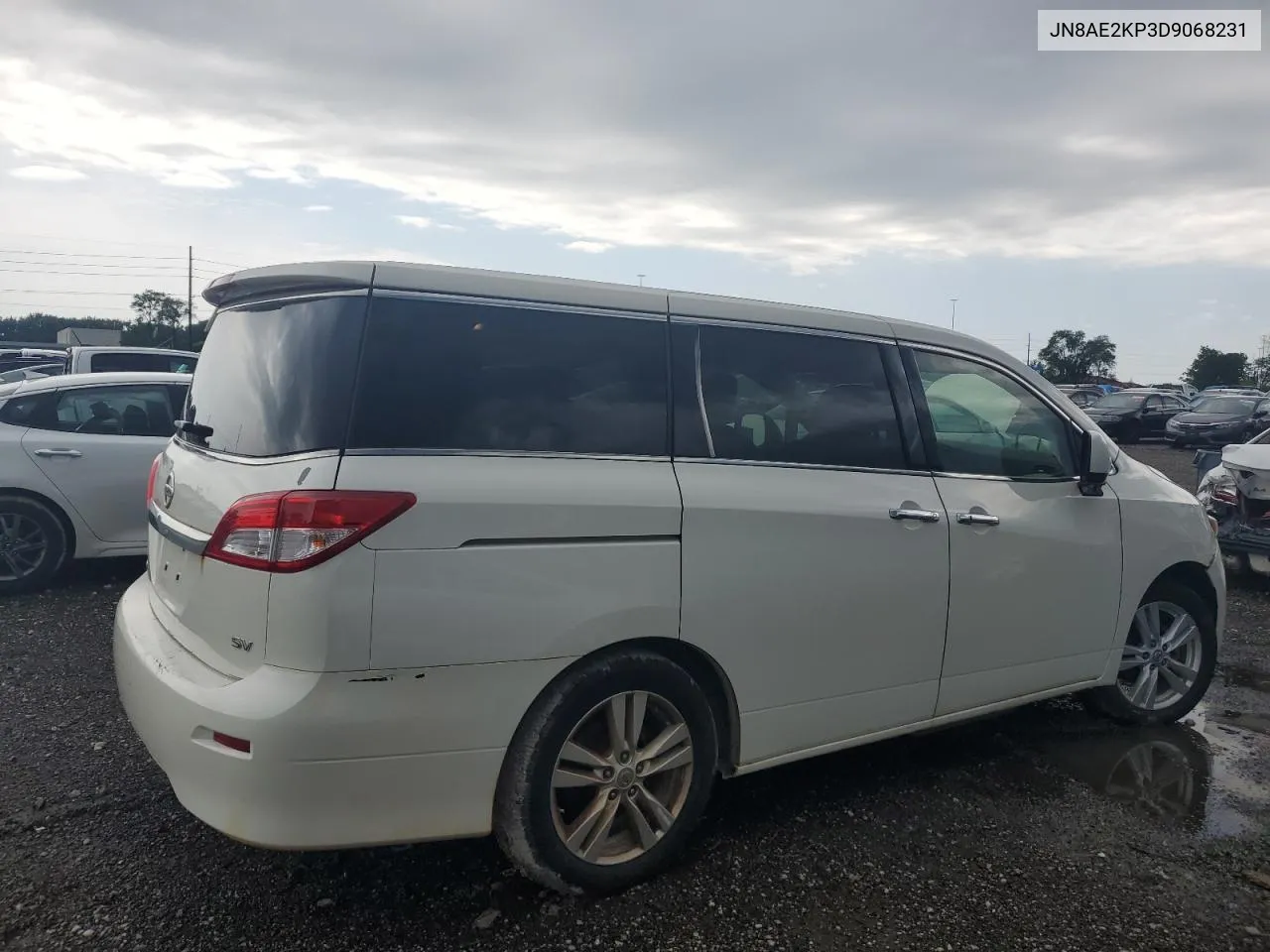 2013 Nissan Quest S VIN: JN8AE2KP3D9068231 Lot: 64840944