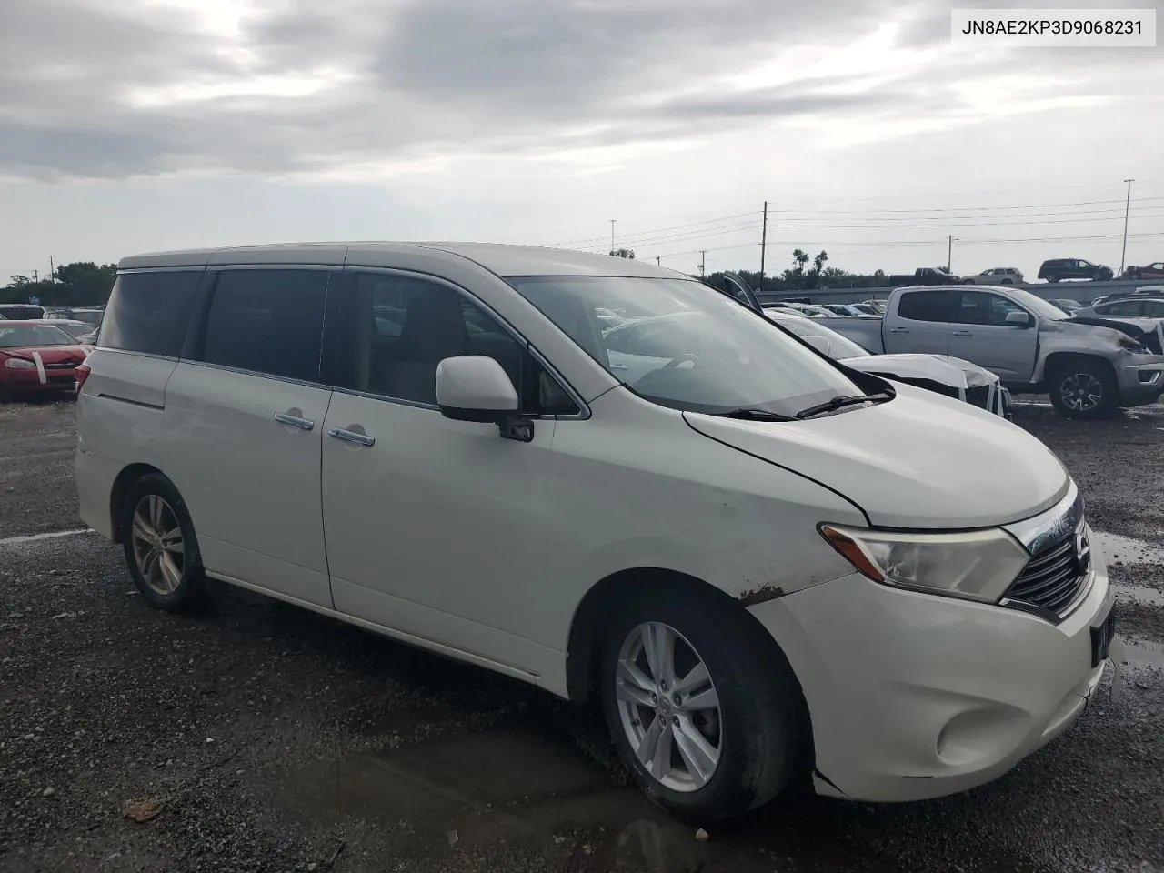 JN8AE2KP3D9068231 2013 Nissan Quest S