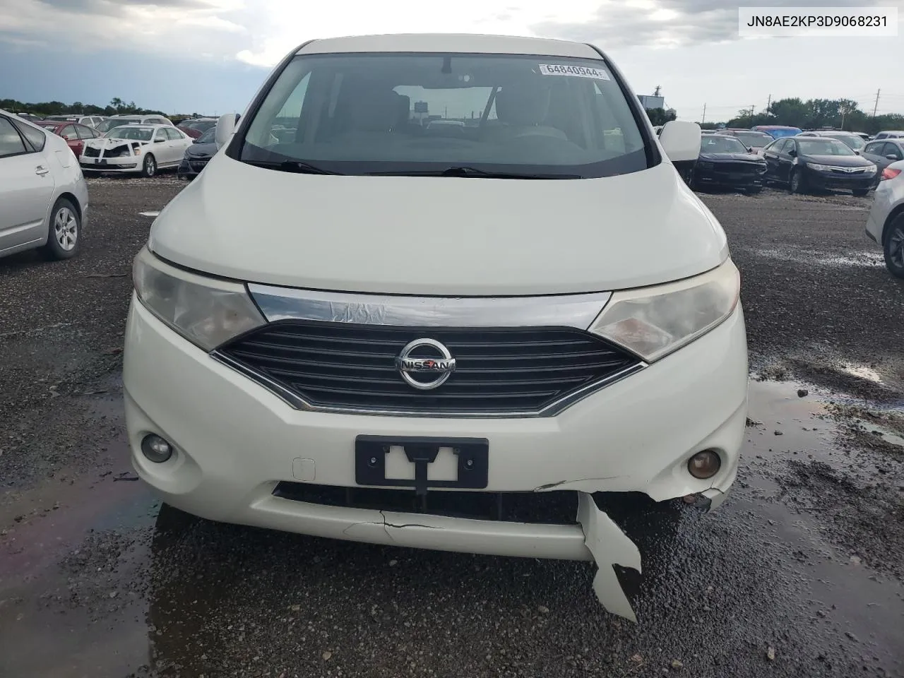 2013 Nissan Quest S VIN: JN8AE2KP3D9068231 Lot: 64840944