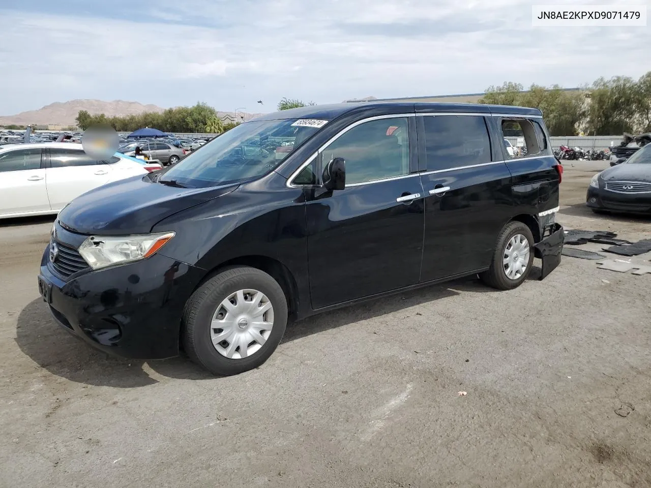 2013 Nissan Quest S VIN: JN8AE2KPXD9071479 Lot: 65934674