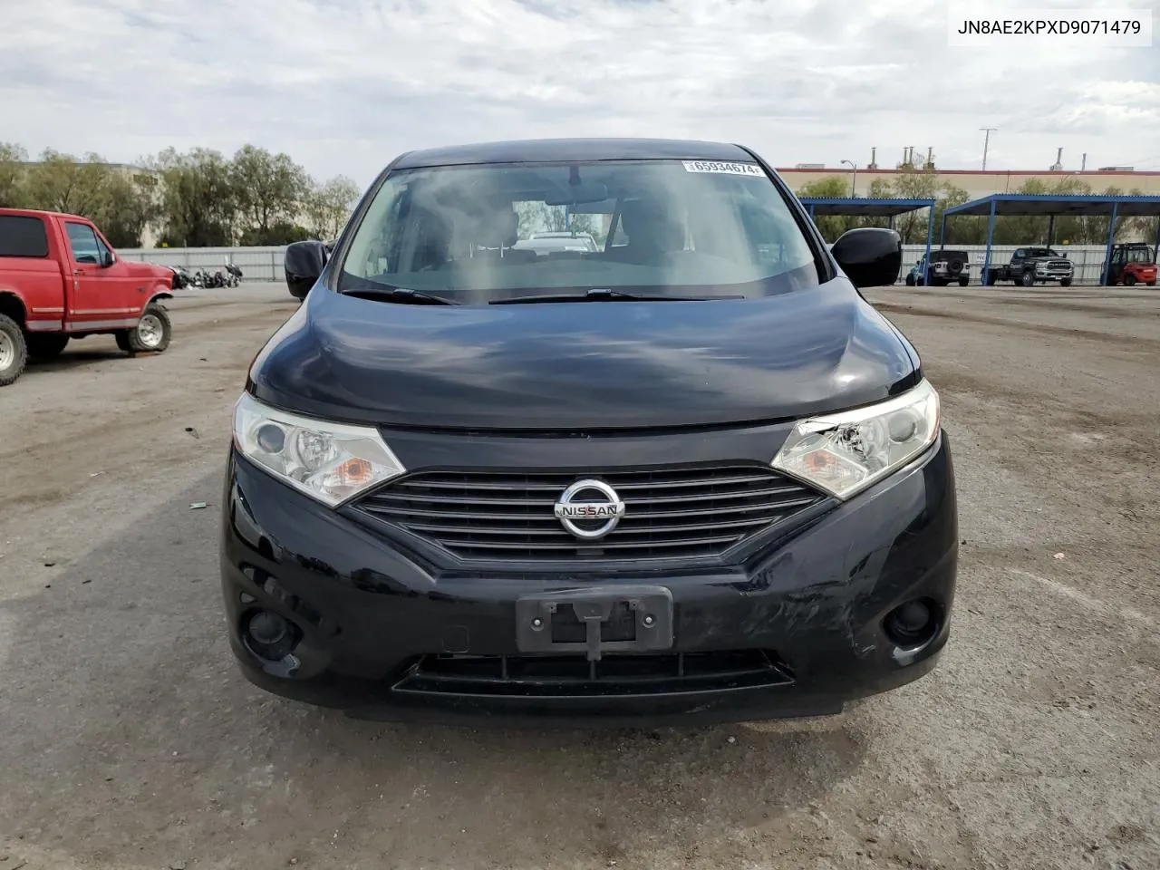 2013 Nissan Quest S VIN: JN8AE2KPXD9071479 Lot: 65934674