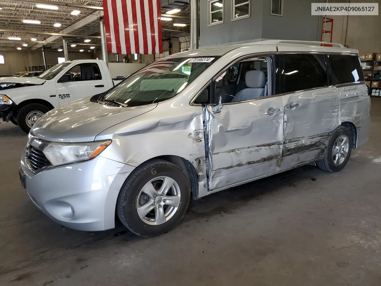 2013 Nissan Quest S VIN: JN8AE2KP4D9065127 Lot: 70186374