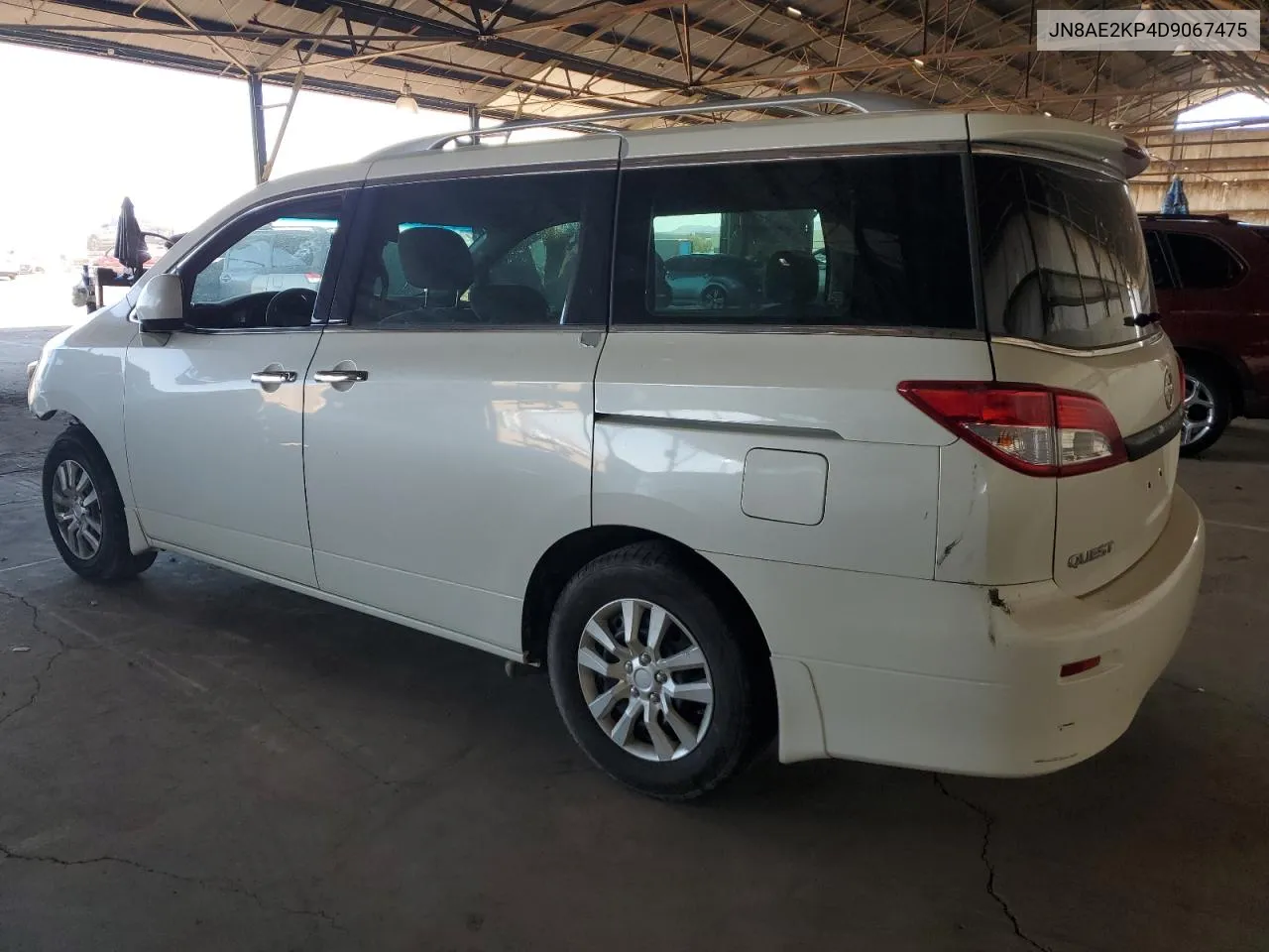 2013 Nissan Quest S VIN: JN8AE2KP4D9067475 Lot: 70236234