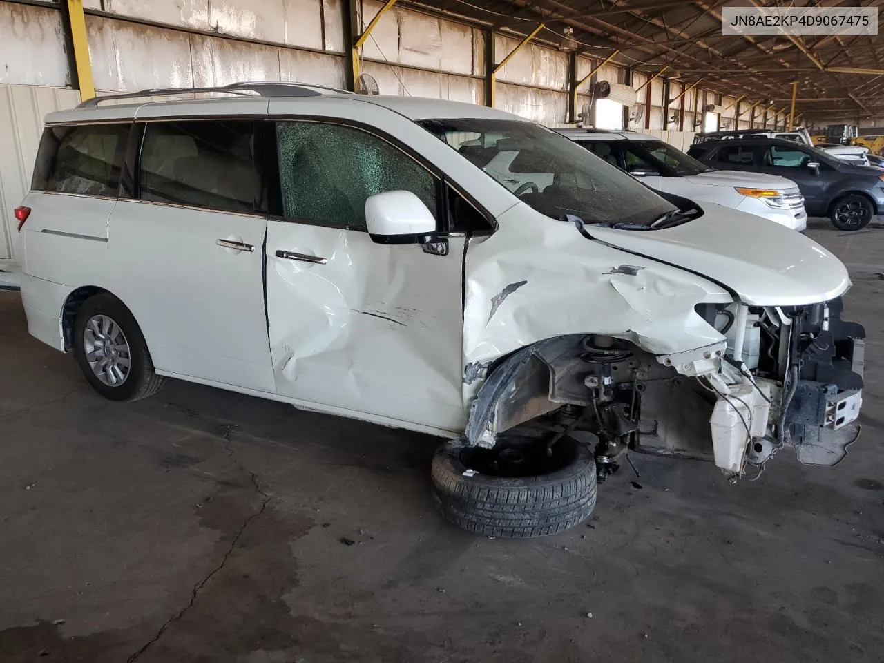 2013 Nissan Quest S VIN: JN8AE2KP4D9067475 Lot: 70236234