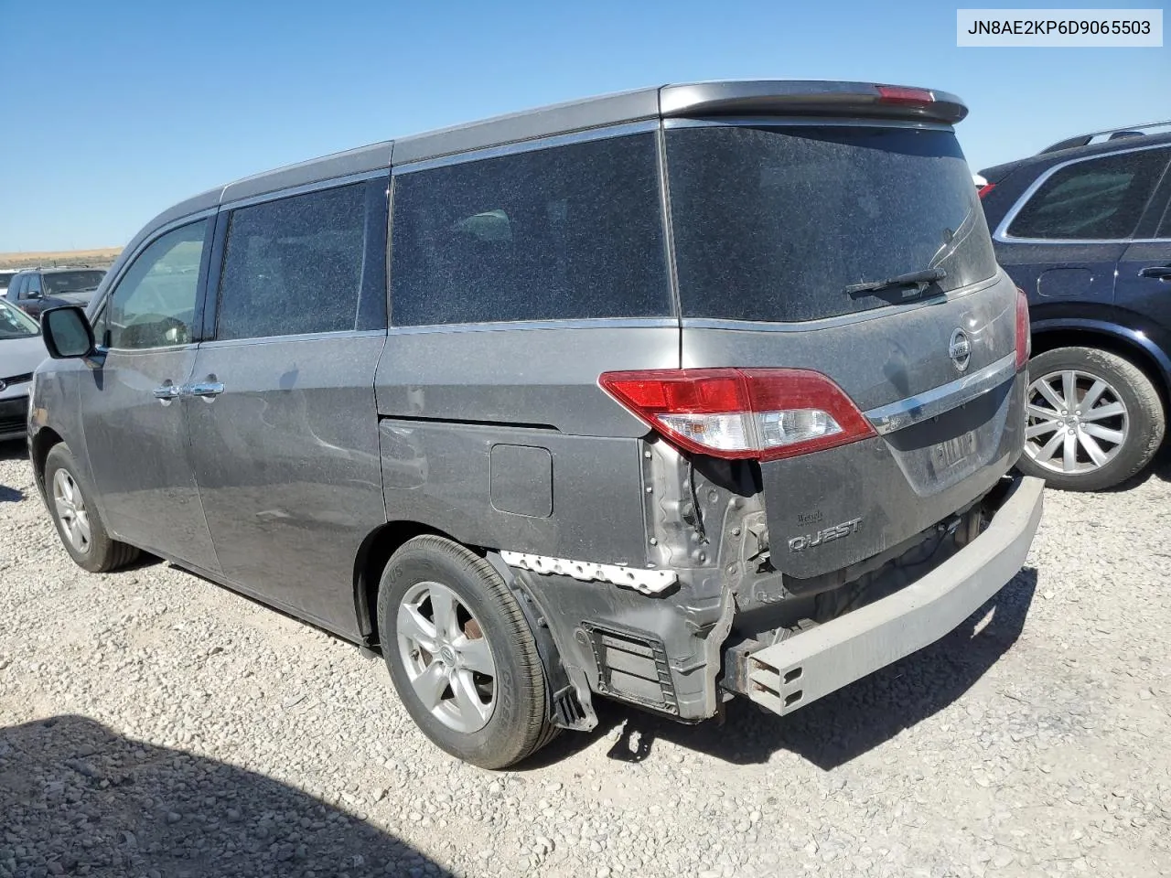 2013 Nissan Quest S VIN: JN8AE2KP6D9065503 Lot: 71489054