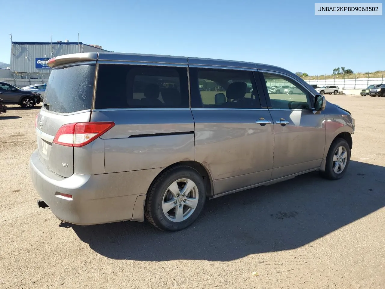 2013 Nissan Quest S VIN: JN8AE2KP8D9068502 Lot: 72763194