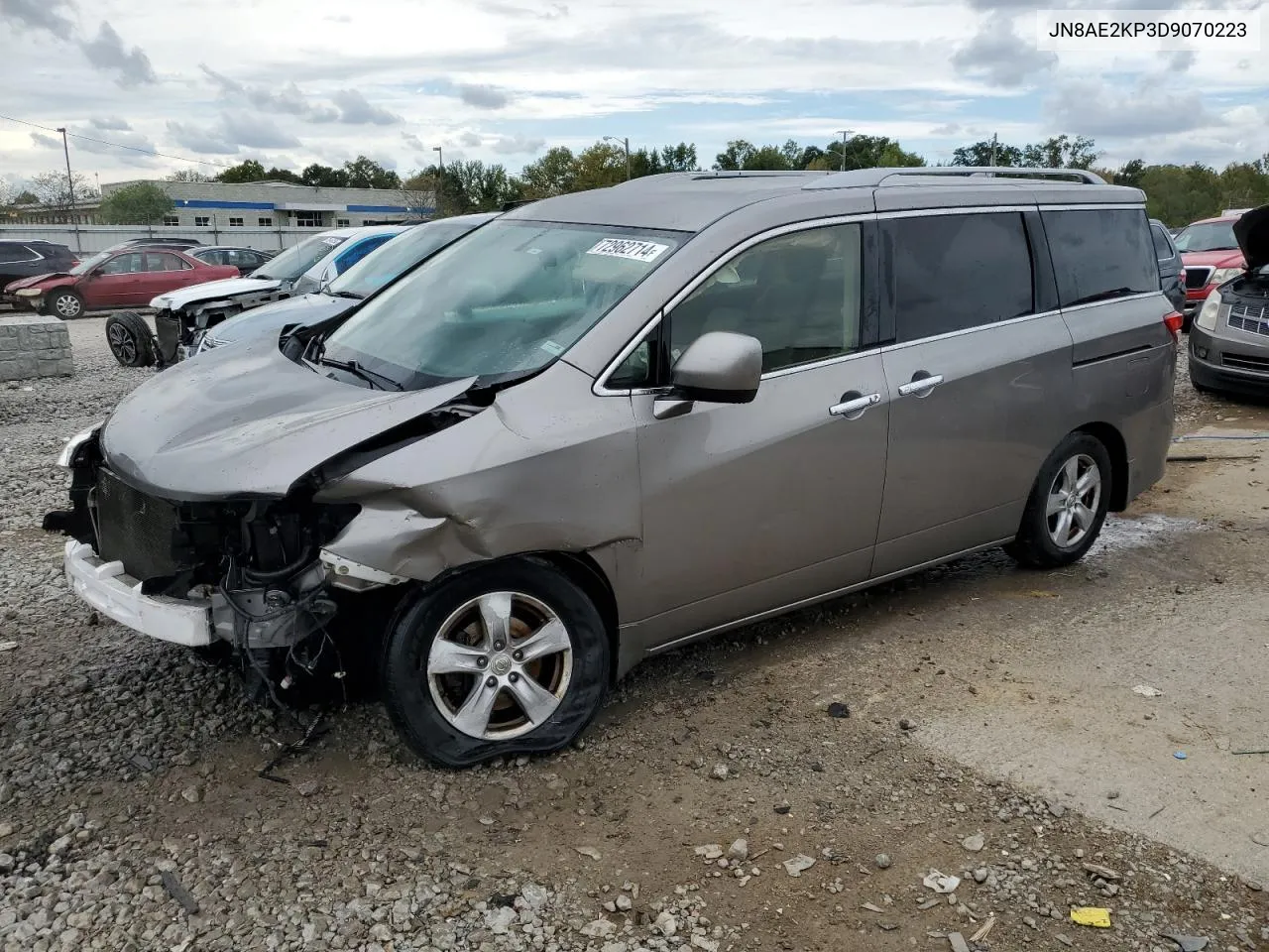 2013 Nissan Quest S VIN: JN8AE2KP3D9070223 Lot: 72962714