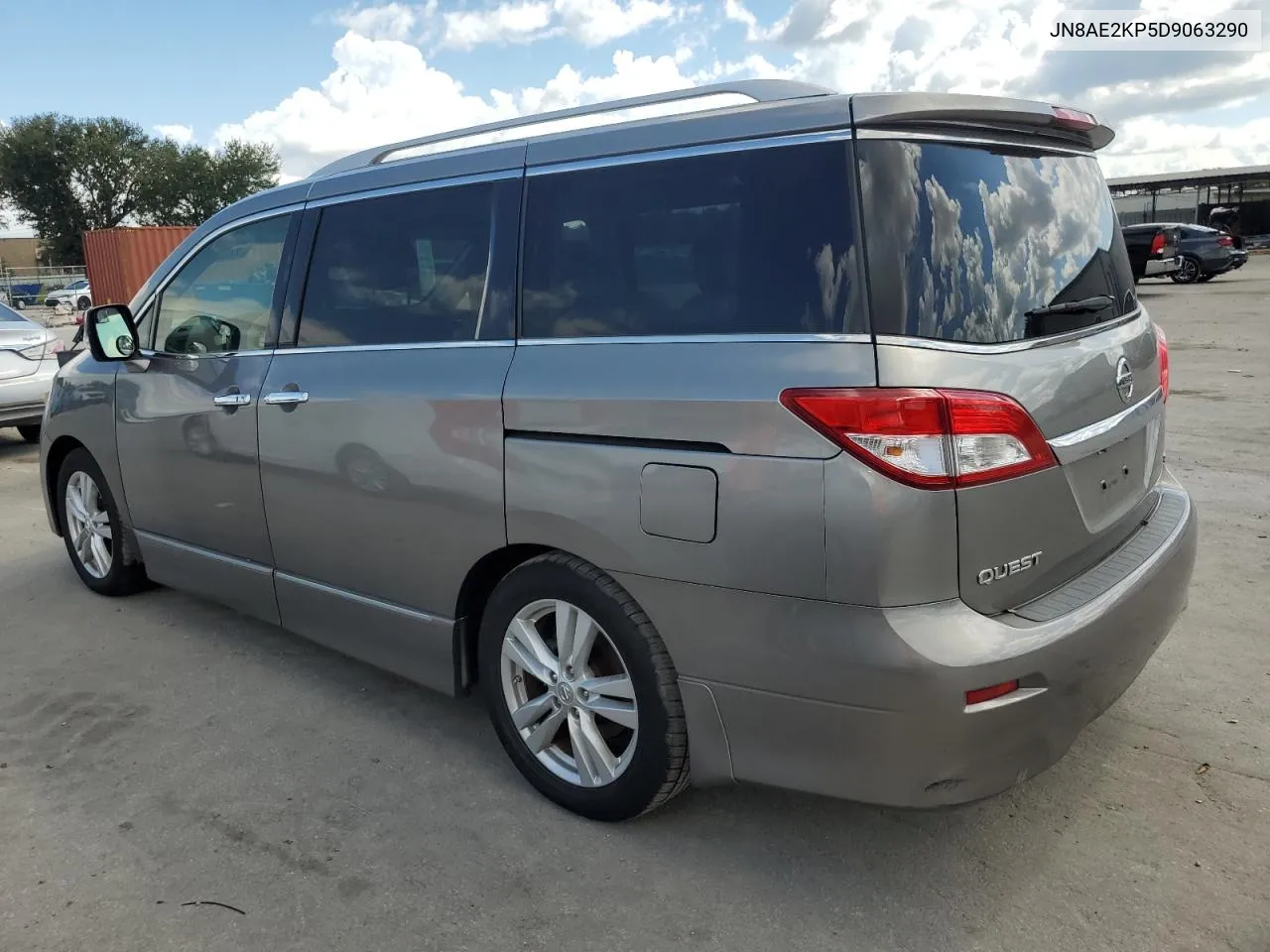 2013 Nissan Quest S VIN: JN8AE2KP5D9063290 Lot: 74856354