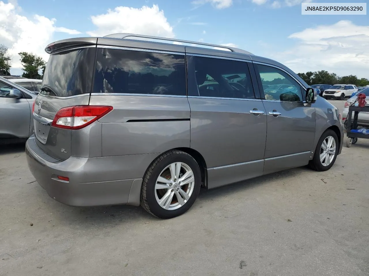 2013 Nissan Quest S VIN: JN8AE2KP5D9063290 Lot: 74856354