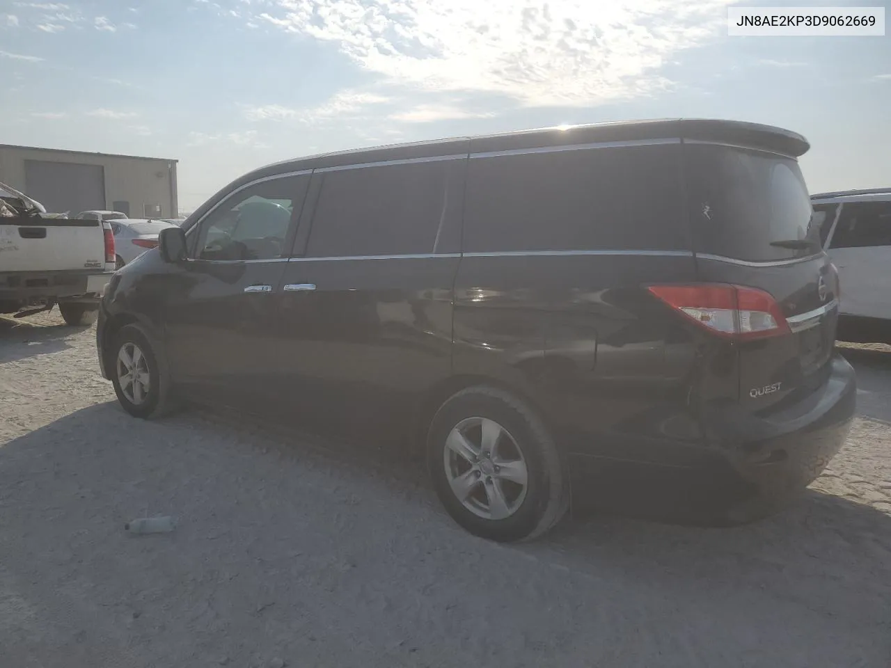 JN8AE2KP3D9062669 2013 Nissan Quest S