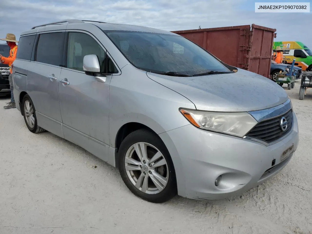 2013 Nissan Quest S VIN: JN8AE2KP1D9070382 Lot: 77130714