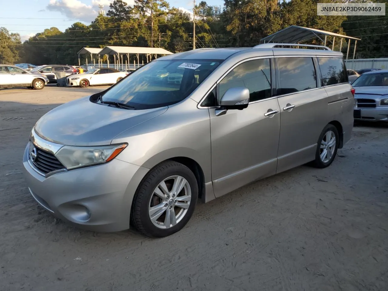 JN8AE2KP3D9062459 2013 Nissan Quest S