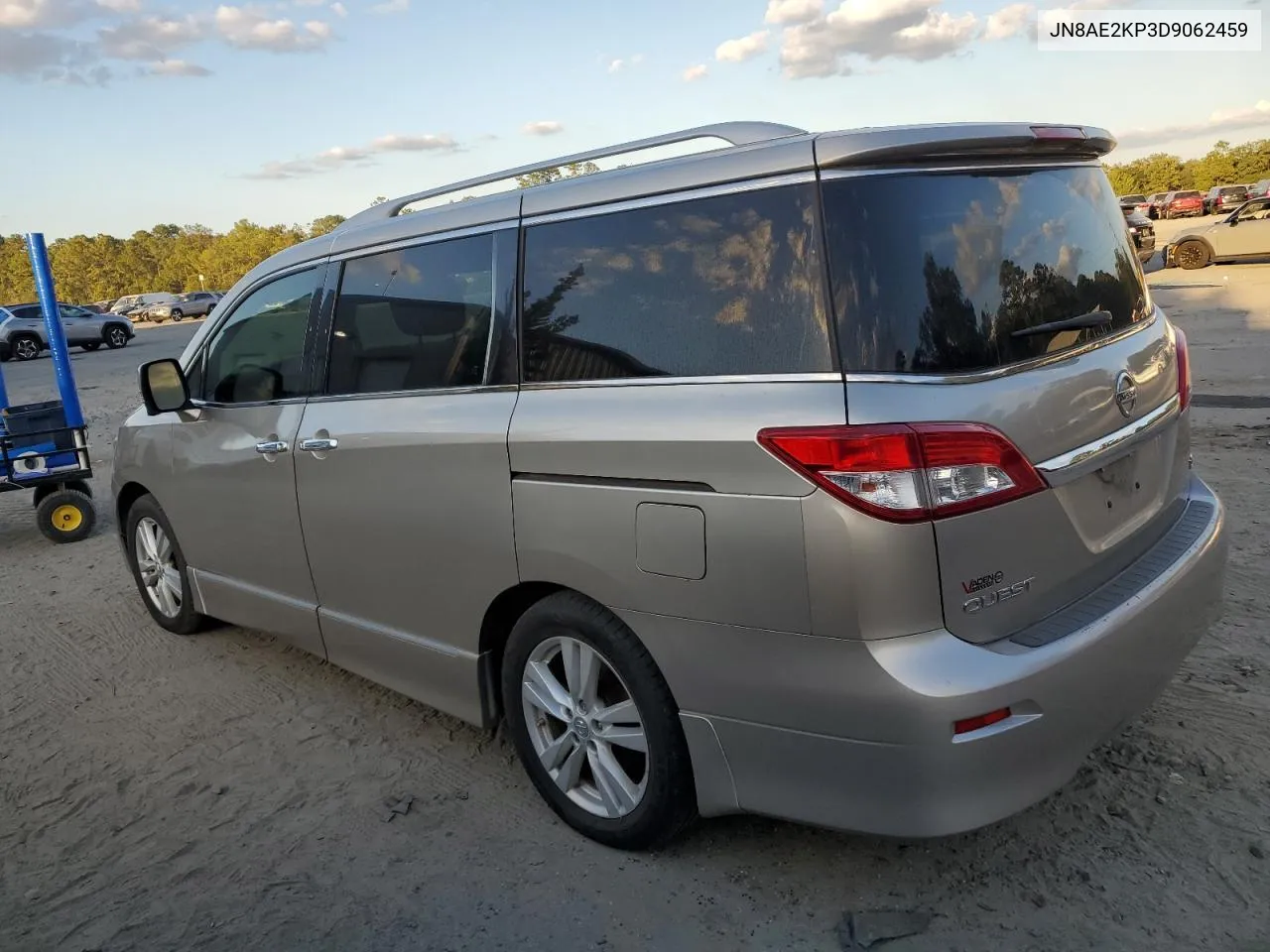 2013 Nissan Quest S VIN: JN8AE2KP3D9062459 Lot: 77803644