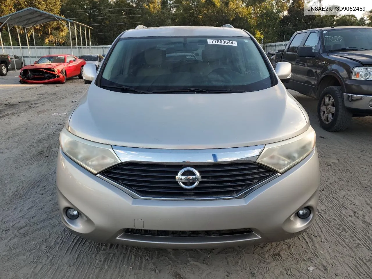 2013 Nissan Quest S VIN: JN8AE2KP3D9062459 Lot: 77803644