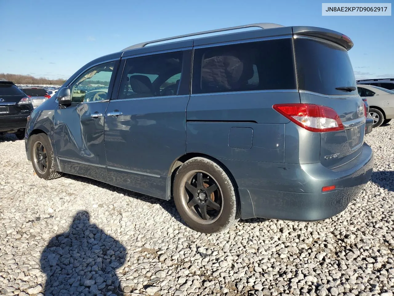 2013 Nissan Quest S VIN: JN8AE2KP7D9062917 Lot: 80273014