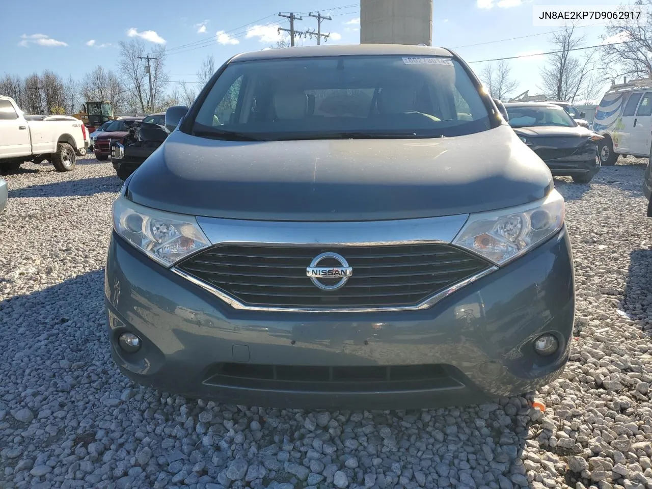 2013 Nissan Quest S VIN: JN8AE2KP7D9062917 Lot: 80273014