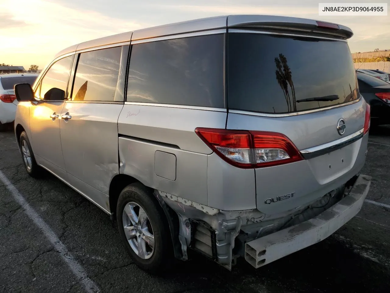 2013 Nissan Quest S VIN: JN8AE2KP3D9064955 Lot: 80322444