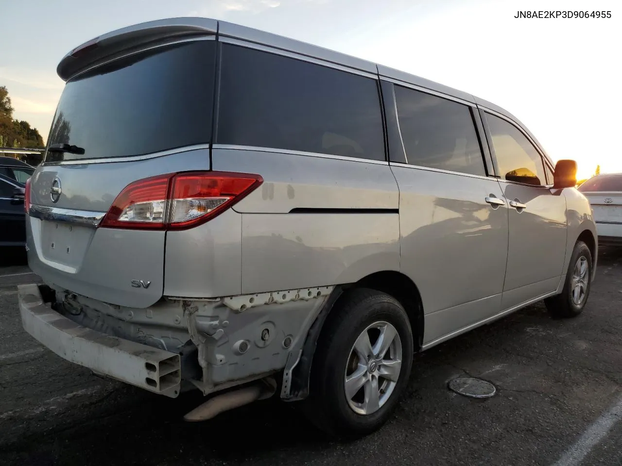 2013 Nissan Quest S VIN: JN8AE2KP3D9064955 Lot: 80322444