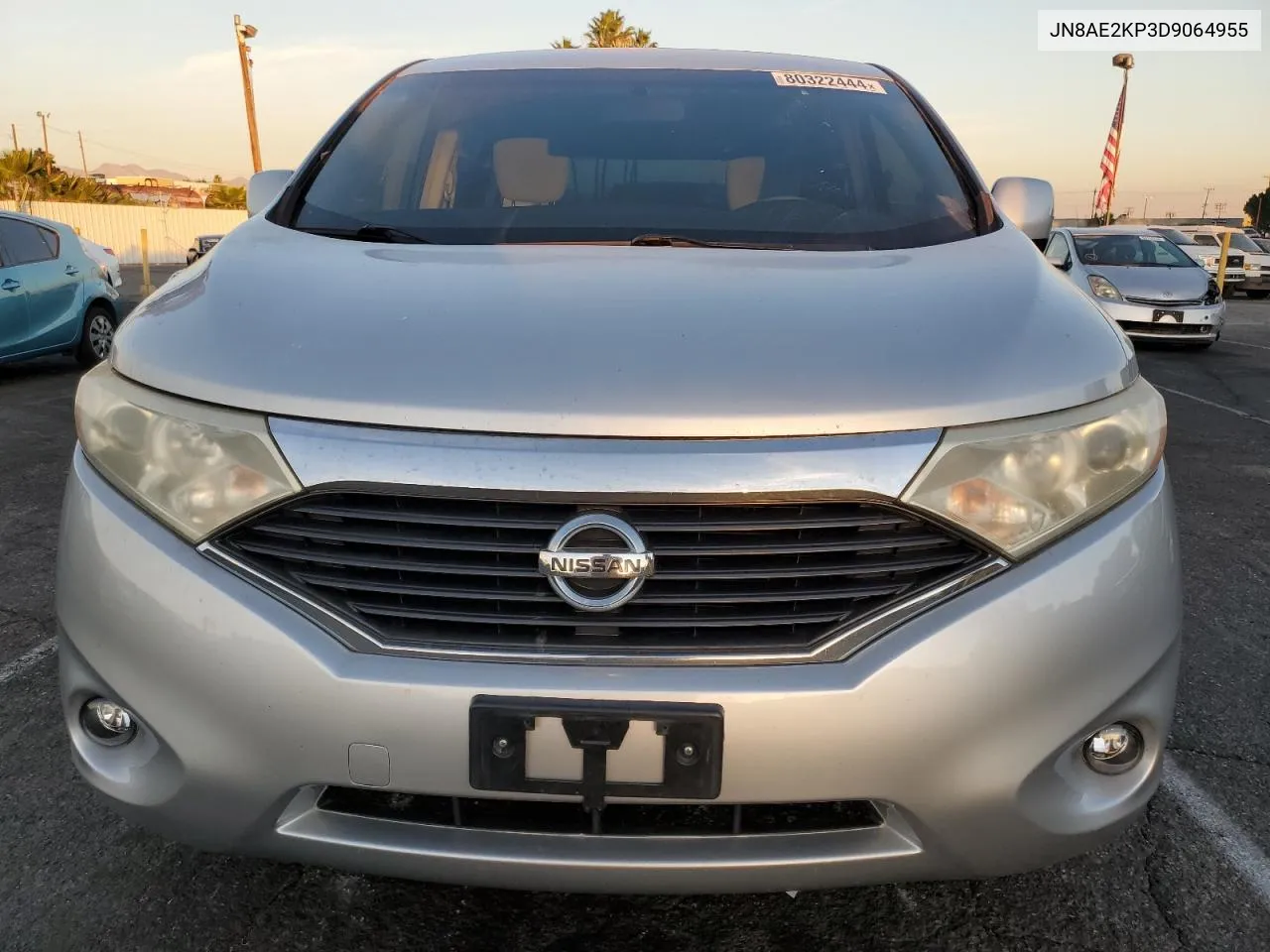 2013 Nissan Quest S VIN: JN8AE2KP3D9064955 Lot: 80322444