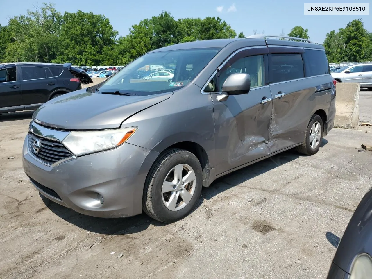 JN8AE2KP6E9103510 2014 Nissan Quest S