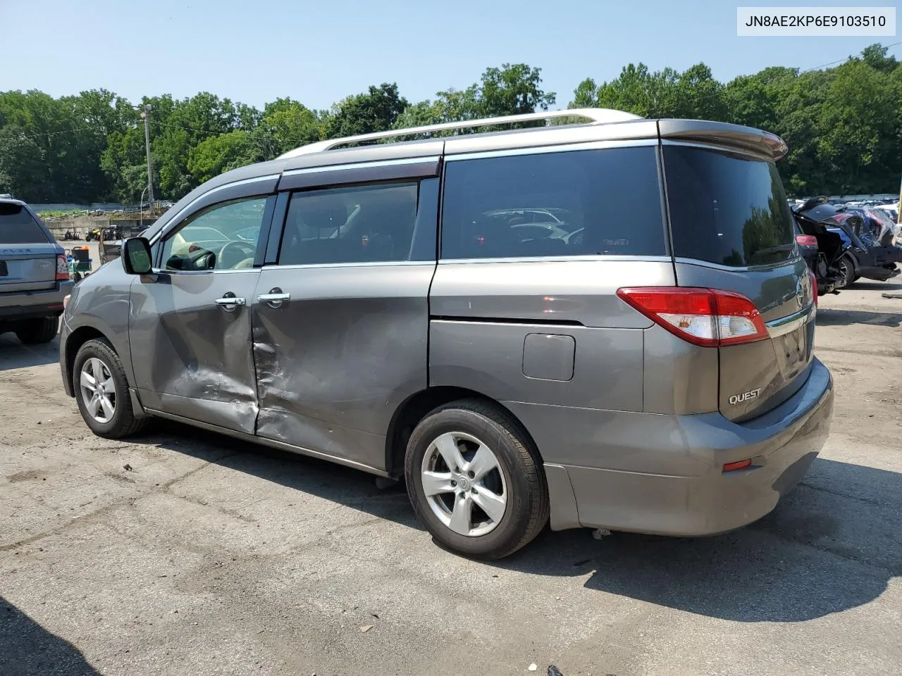 2014 Nissan Quest S VIN: JN8AE2KP6E9103510 Lot: 65593174