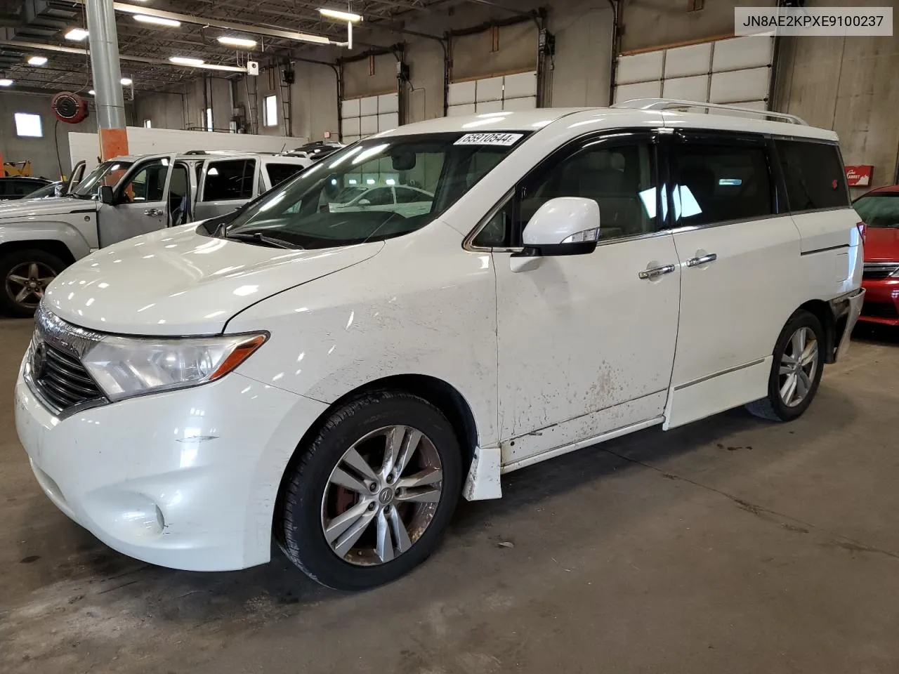 2014 Nissan Quest S VIN: JN8AE2KPXE9100237 Lot: 65910544