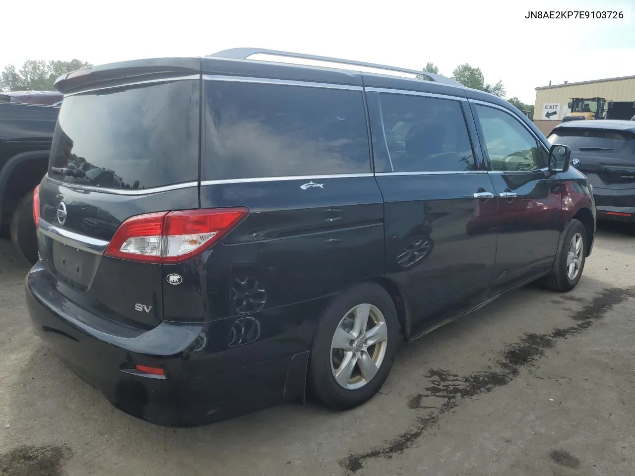 2014 Nissan Quest S VIN: JN8AE2KP7E9103726 Lot: 68727654