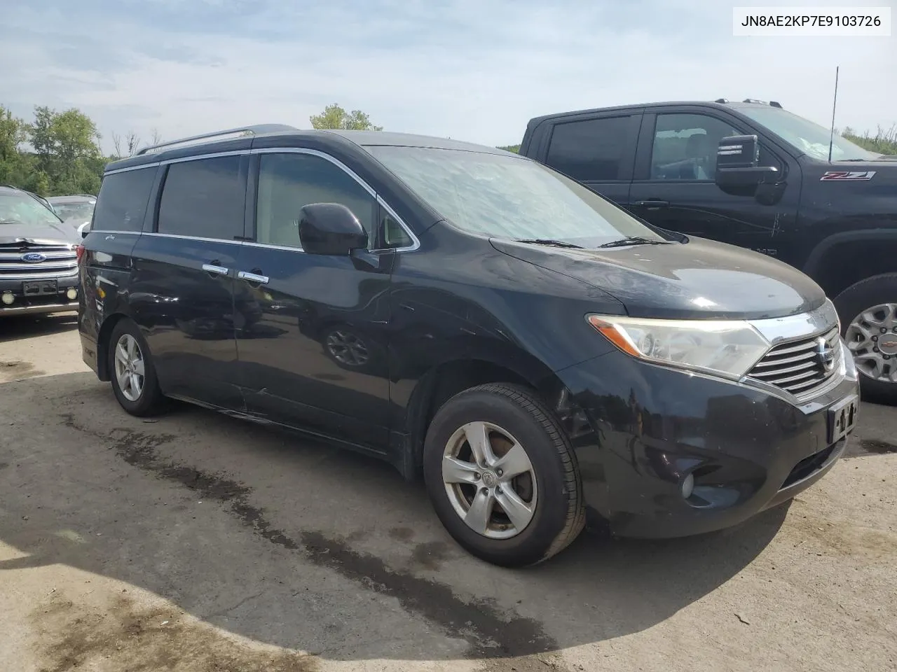 2014 Nissan Quest S VIN: JN8AE2KP7E9103726 Lot: 68727654