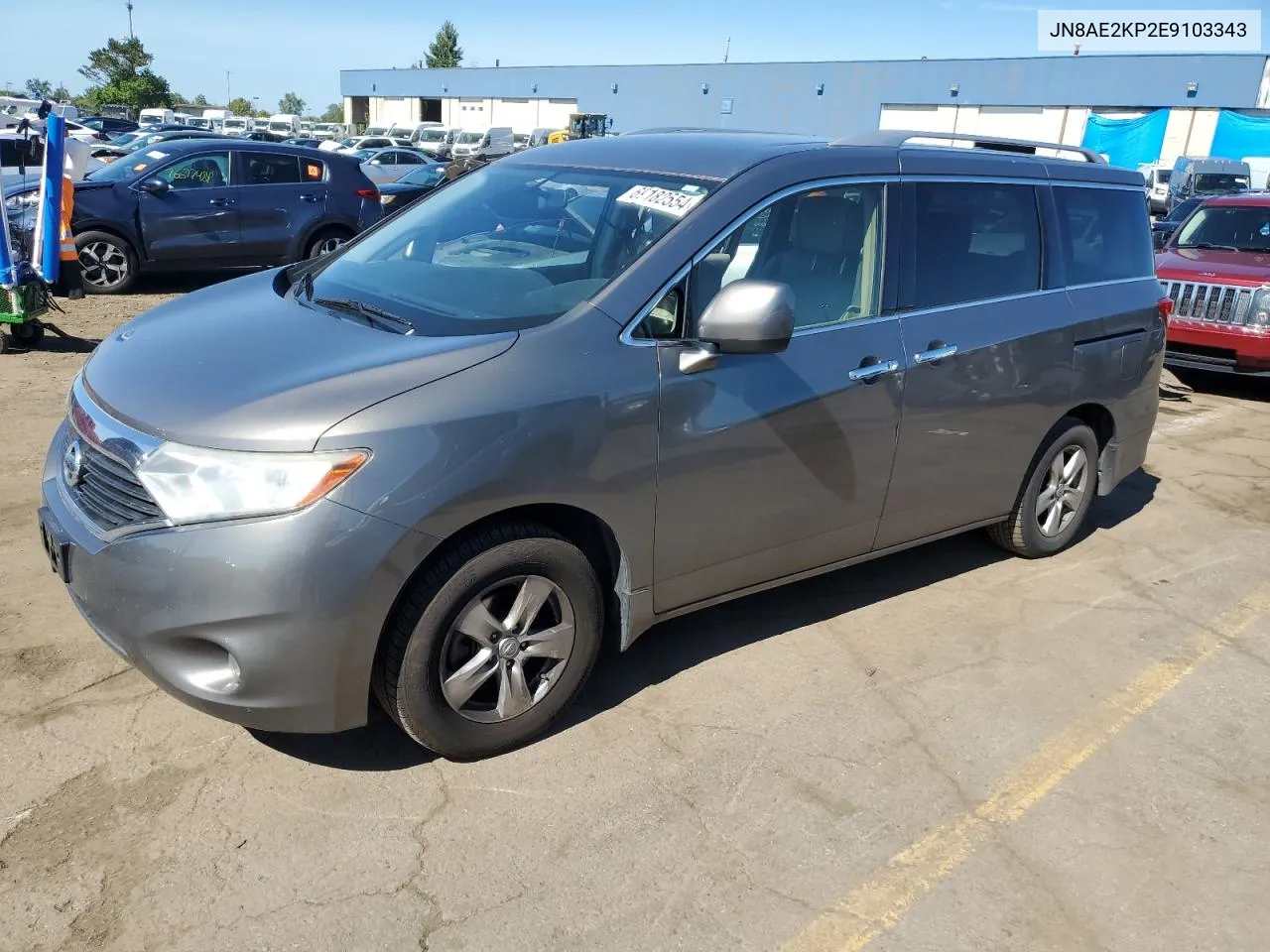 2014 Nissan Quest S VIN: JN8AE2KP2E9103343 Lot: 69182554