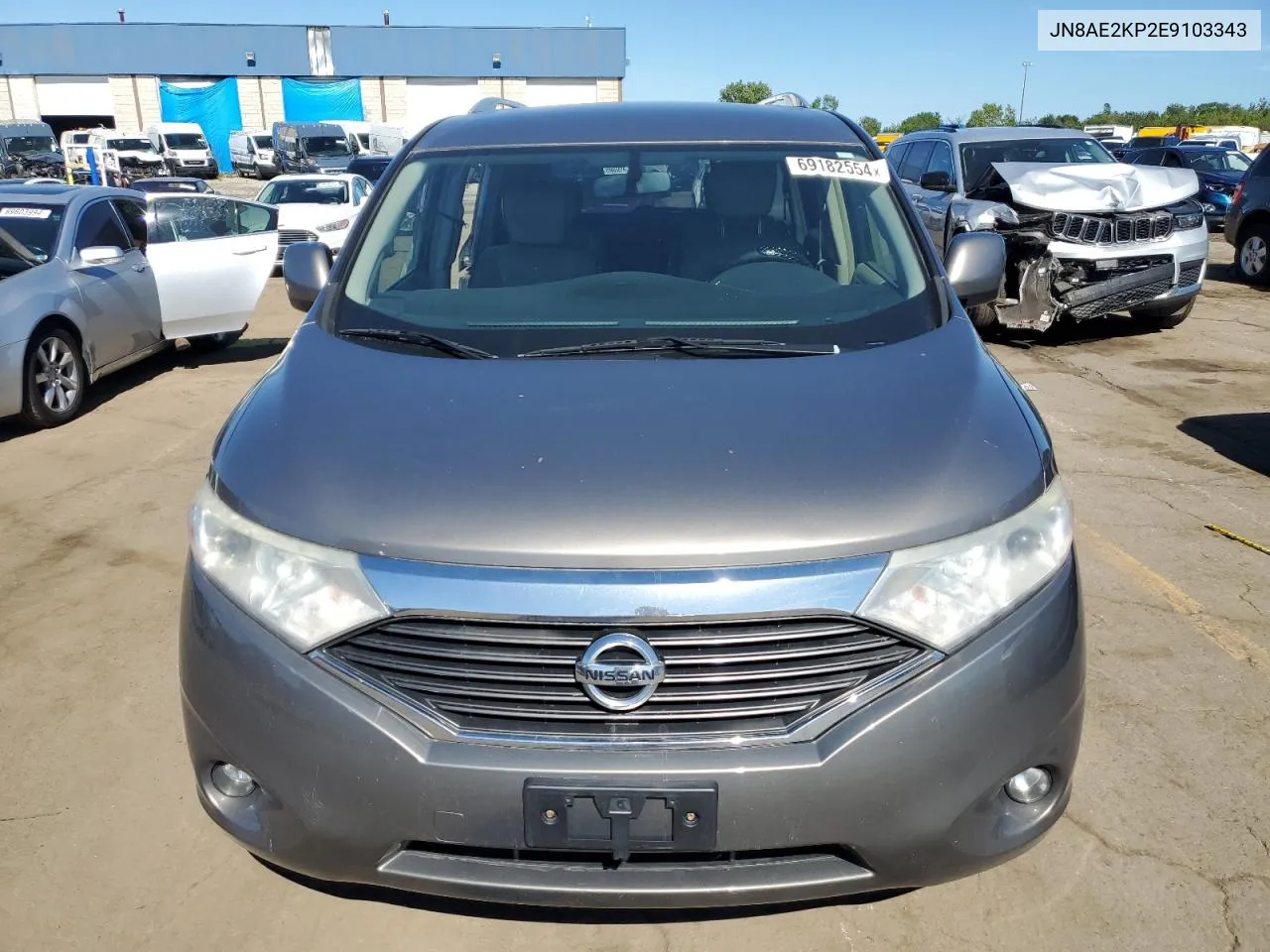 2014 Nissan Quest S VIN: JN8AE2KP2E9103343 Lot: 69182554