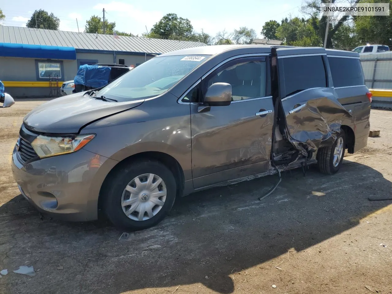 2014 Nissan Quest S VIN: JN8AE2KP0E9101591 Lot: 72383544