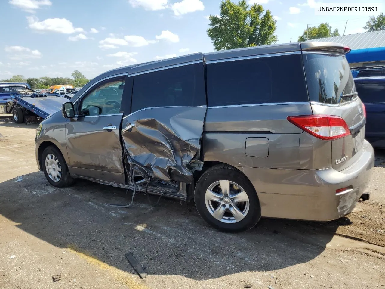 2014 Nissan Quest S VIN: JN8AE2KP0E9101591 Lot: 72383544