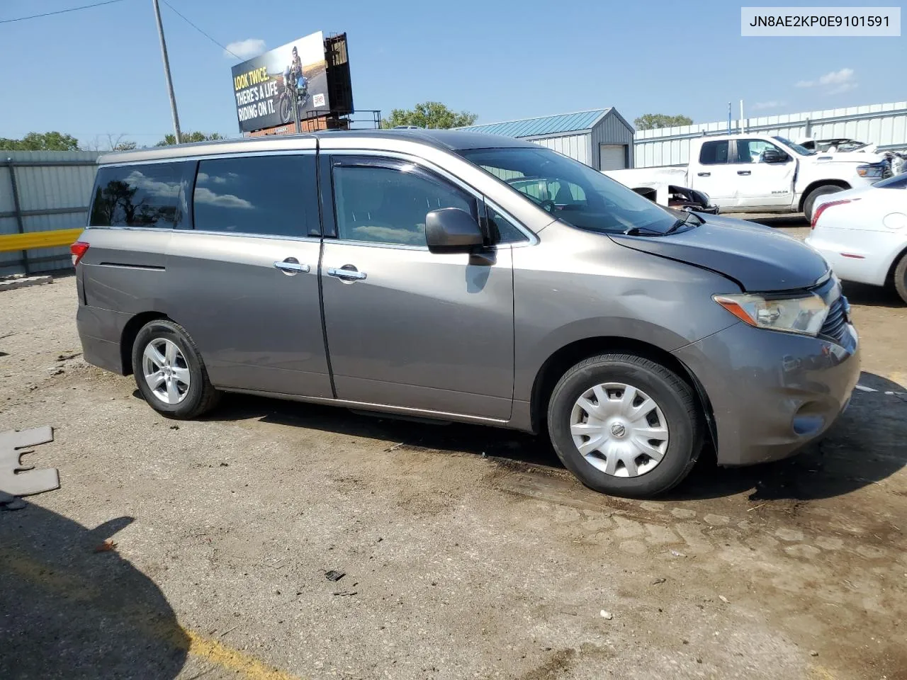 2014 Nissan Quest S VIN: JN8AE2KP0E9101591 Lot: 72383544